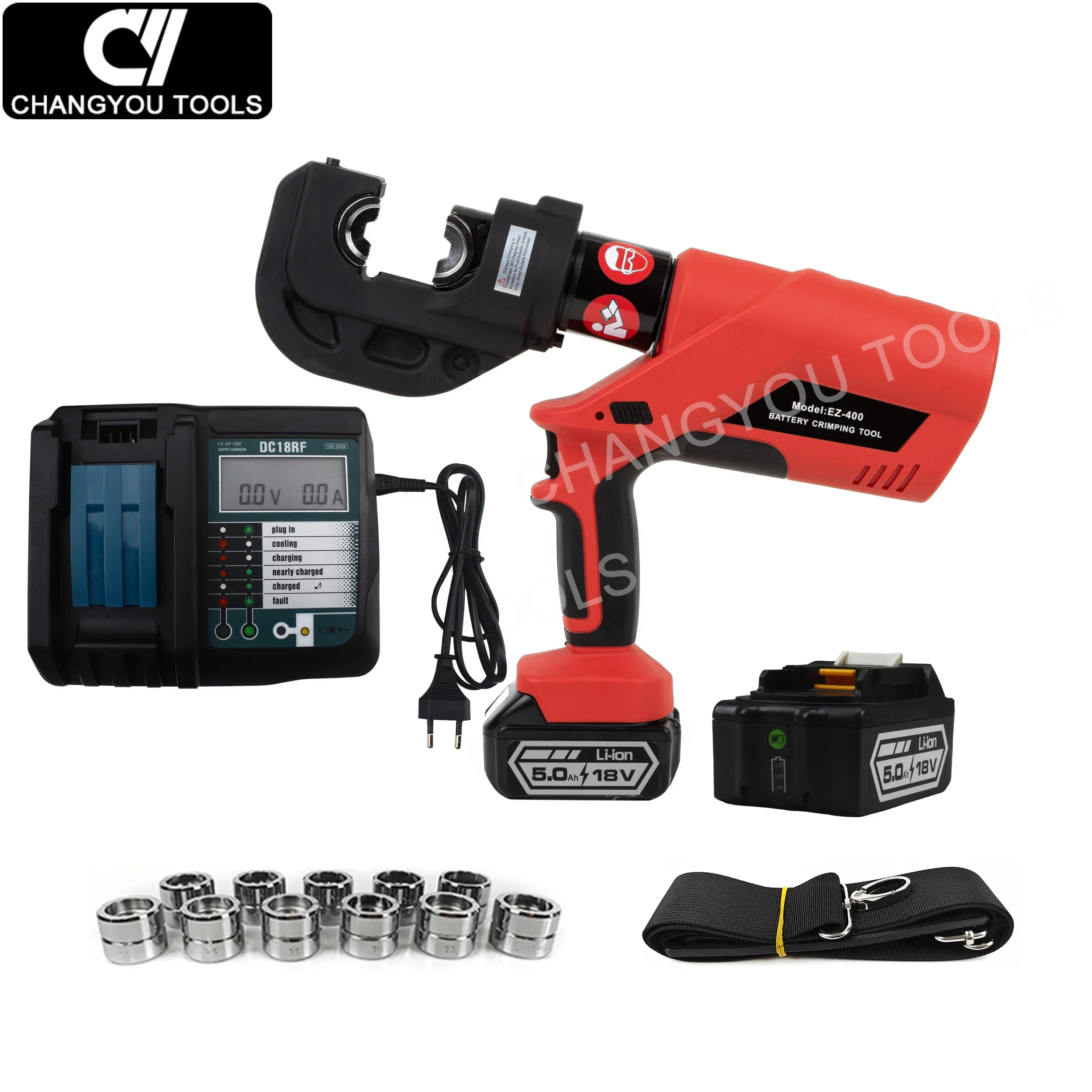 

EZ-400 16-400 sqmm battery powered hydraulic crimping tool crimper for Cu Al cable