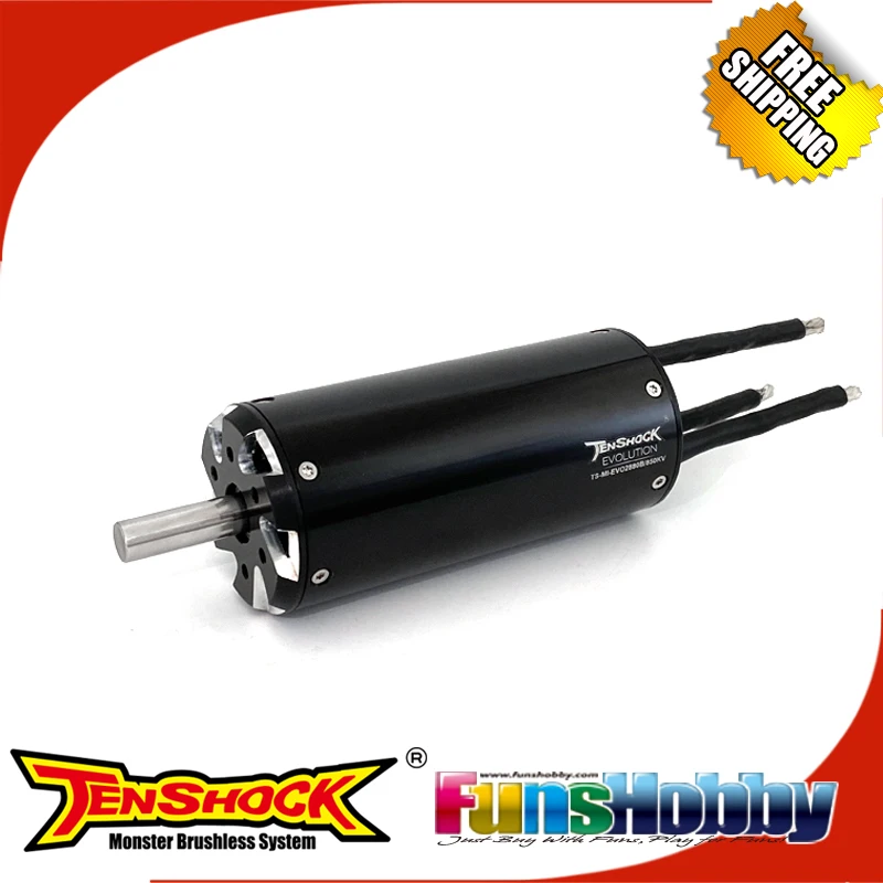 محرك Tenshock EVO2880B عالي الطاقة بدون فرش لقارب RC