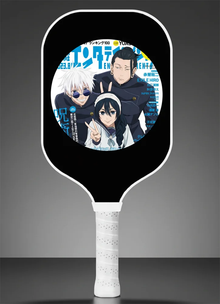 أنيمي Pickleball Paddle Geto Suguru Gojo- تتجه على مضارب TikTok والكربون والألياف الزجاجية - نيفيس/متقدم/احترافي
