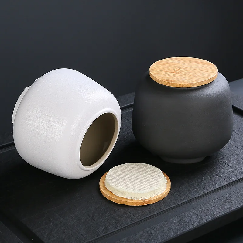 for Pet, Cat Dog, Gray Storage Big Ceramic Personalized Urn, Japanese Retro Style Cremation Urns, Funeral Supplies, Suitable