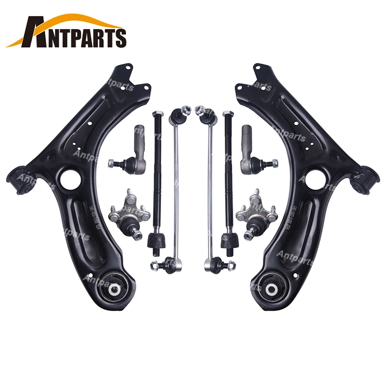 

10PCS Auto Parts Car Front Suspension Part Control Arm For Volkswagen VW Jetta Syncro 5C0407151D 5C0407152D
