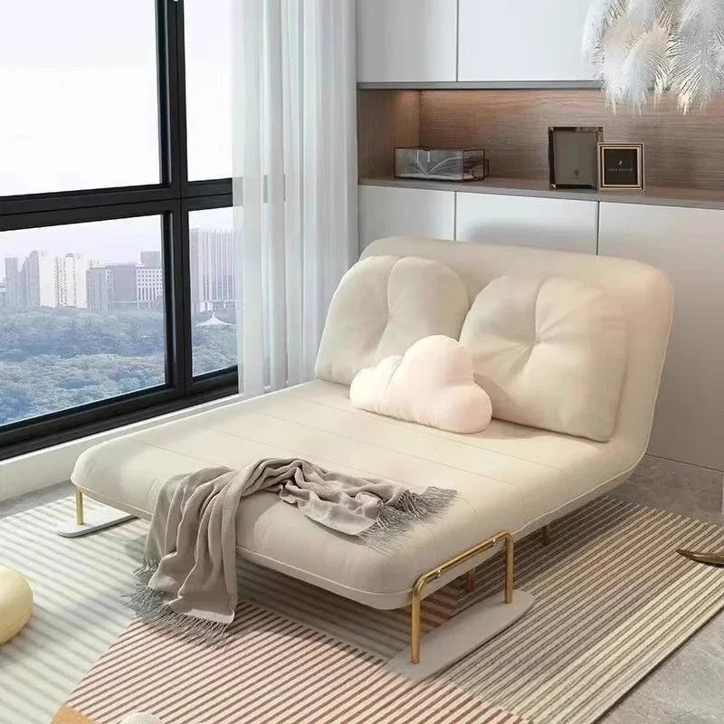 Sofa bed folding dual-purpose small apartment single living room balcony multi-functional new 1 meter 2 study small sofa