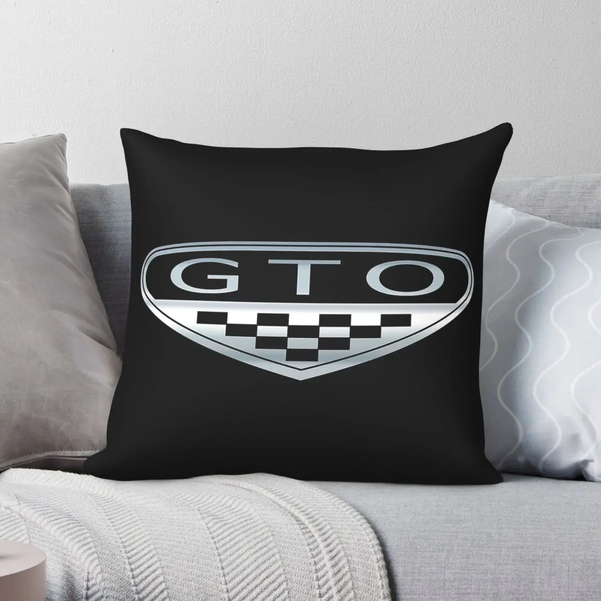 2004-2006 Gto Logo Rendition Pillowcase Polyester Linen Velvet Printed Zip Decor Pillow Case Bed Cushion Cover 18
