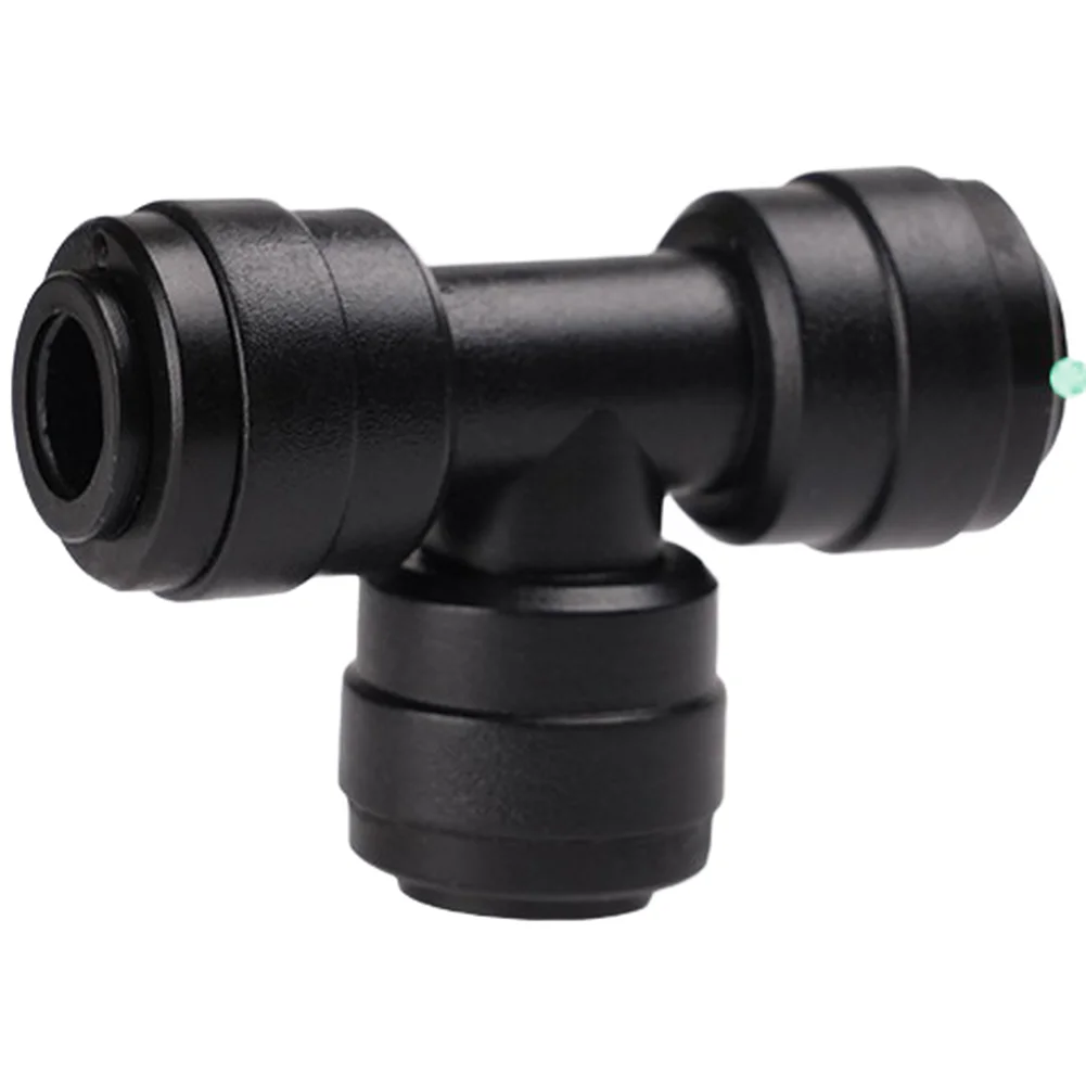 Tee Elbow Water Pipe Fitting Connector Polyoxymethylene for 6.4mm OD Pipes For Sprinkler Irrigation Agriculture Use