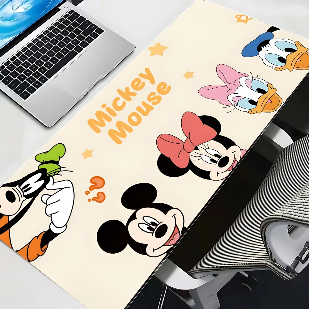 M-Mickey And His Friends Mousepad Mause Pad Mouses Rug Office Accessories Desk Mat Mousepad Keyboard Gaming Pc Mats Large Carpet