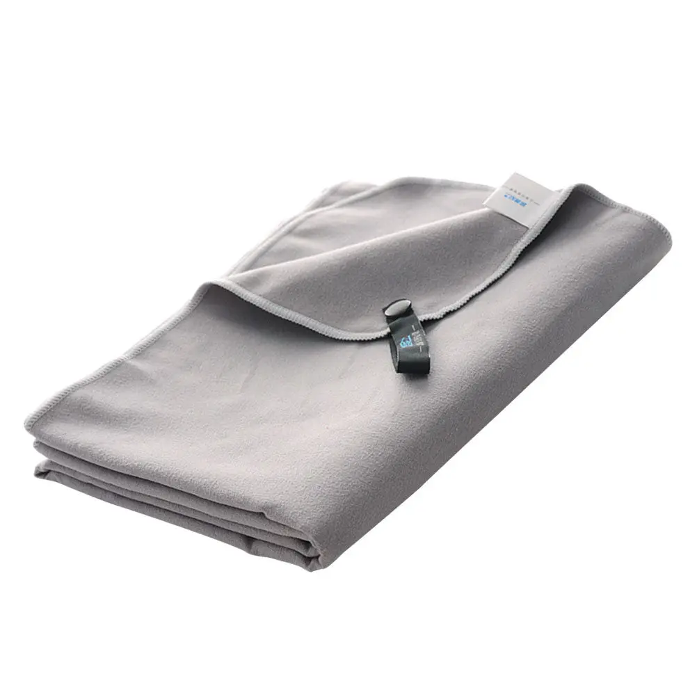 Superfine Fiber Grey Microfiber Quick Dry Sports Towel Ultra Thin Breathable Absorbent Cooling Sweat Towel for Gym Running