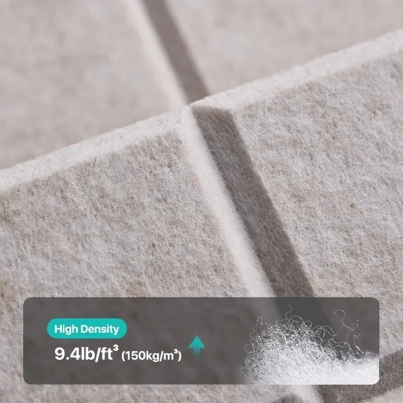 

Felt Bulletin Board Tiles with Self Adhesive Removable Sound-absorbing Felt Boards Wall Sticker for Wall Home Office Decoration