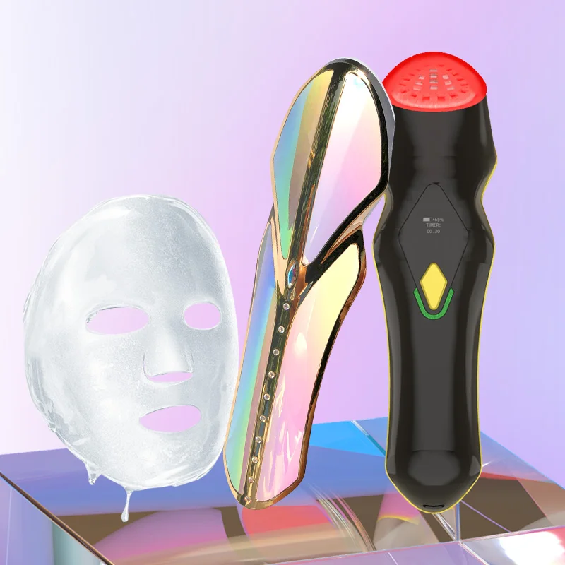 

Hot Facial Photon Wrinkle Reduction Device with Heating Function Skin Rejuvenation and Anti-Ageing Collagen LED Phototherapy
