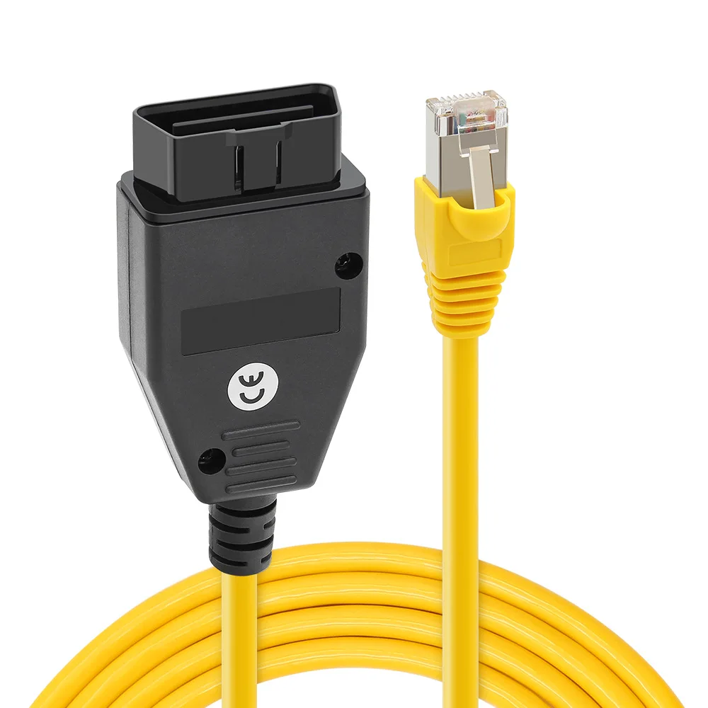 OBD to RJ45 ENET Interface Cable for BMW F-series ICOM OBD2 Coding Diagnostic Cable Ethernet to Data OBD2 Coding Hidden Cable