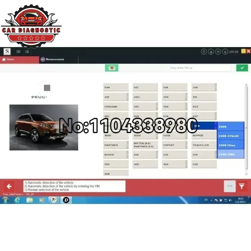 2026 hot sell new Diagbox V9.91 for Lexia3 PP2000 Diagbox 9.91 Full Adapter for Lexia 3 for Citroen&Peugeot Car Scanner Tool