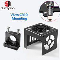 V6 to CR10 J-head Hotend Aluminium Bracket V6 Volcano Print Head Mounting Fixed Block for Ender-3 CR-10 Series Printer Parts