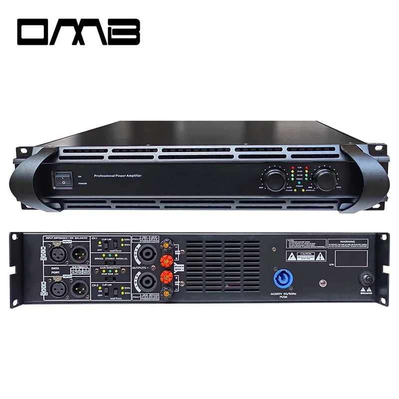 PXL380 8000w 2 Channel Professional 2u ซับวูฟเฟอร์ Class D Touring Sound High Power Amplifiers