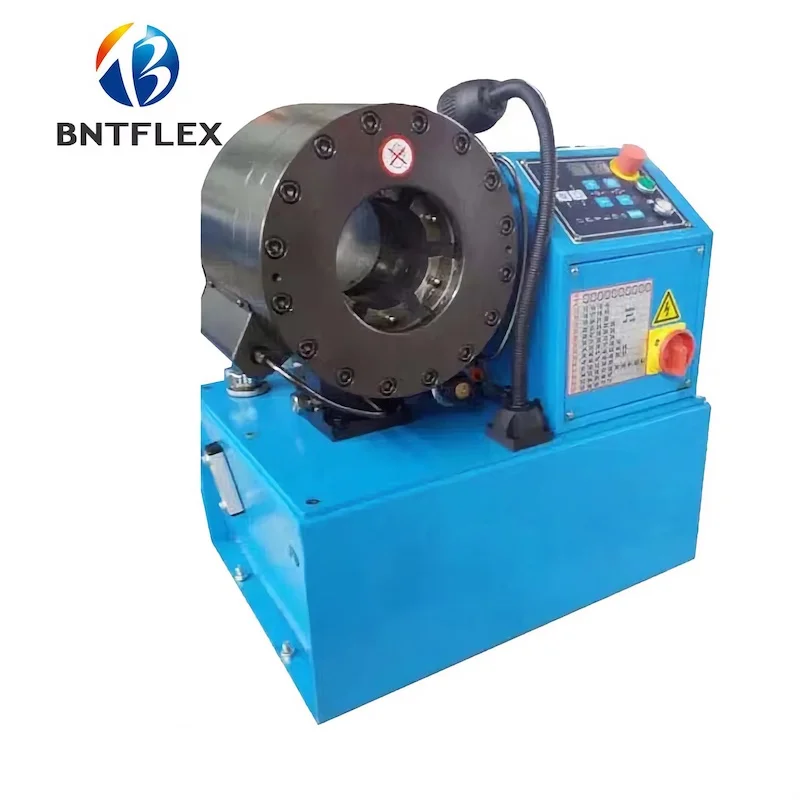 2" 6SP single phase 220v BNT-32D Foot pedal operation hydraulic hose press fitting tool with quick change tool and dies base