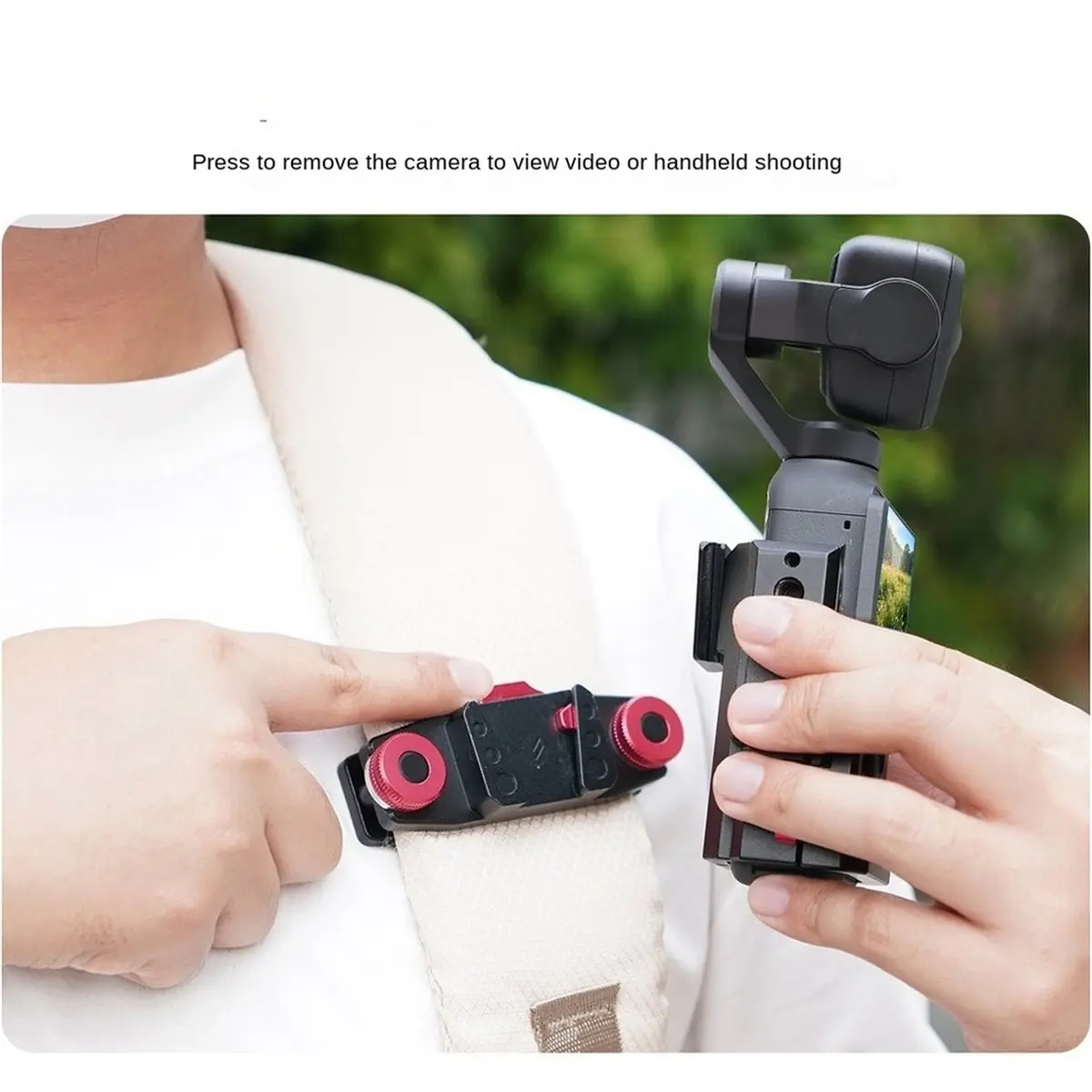 Multi Function Expansion Frame Cage Quick Release Strap Backpack Straps Belt Clip for Pocket 4 Camera Gimbal Bracket