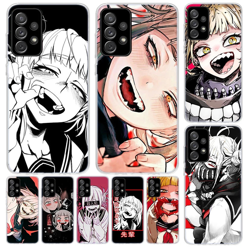 Himiko Toga Waifu Anime Phone Case For Samsung Galaxy A15 A14 A54 A13 A53 A12 A52S A55 A22 A23 A24 A32 A33 A34 A25 A35 A03S A04S