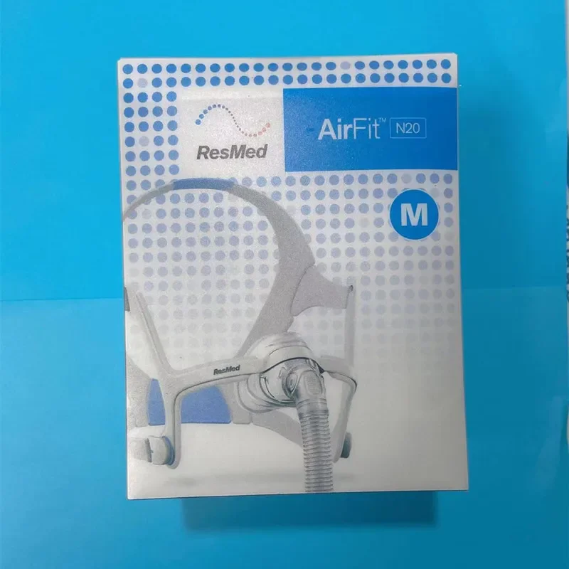 ResMed AirFit N20 Nasal Mask CPAP Ventilator Replacement Elbow Tube Sleep Therapy Supplies Anti Snoring Breath Device Accessory