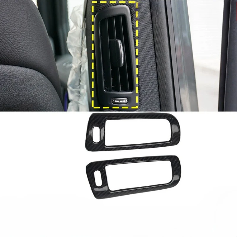 

For Mercedes-Benz G-Class 2019-2020 Real Dry Carbon Fiber B-pillar Out Trend Frame Interior Decoration Modification Accessories