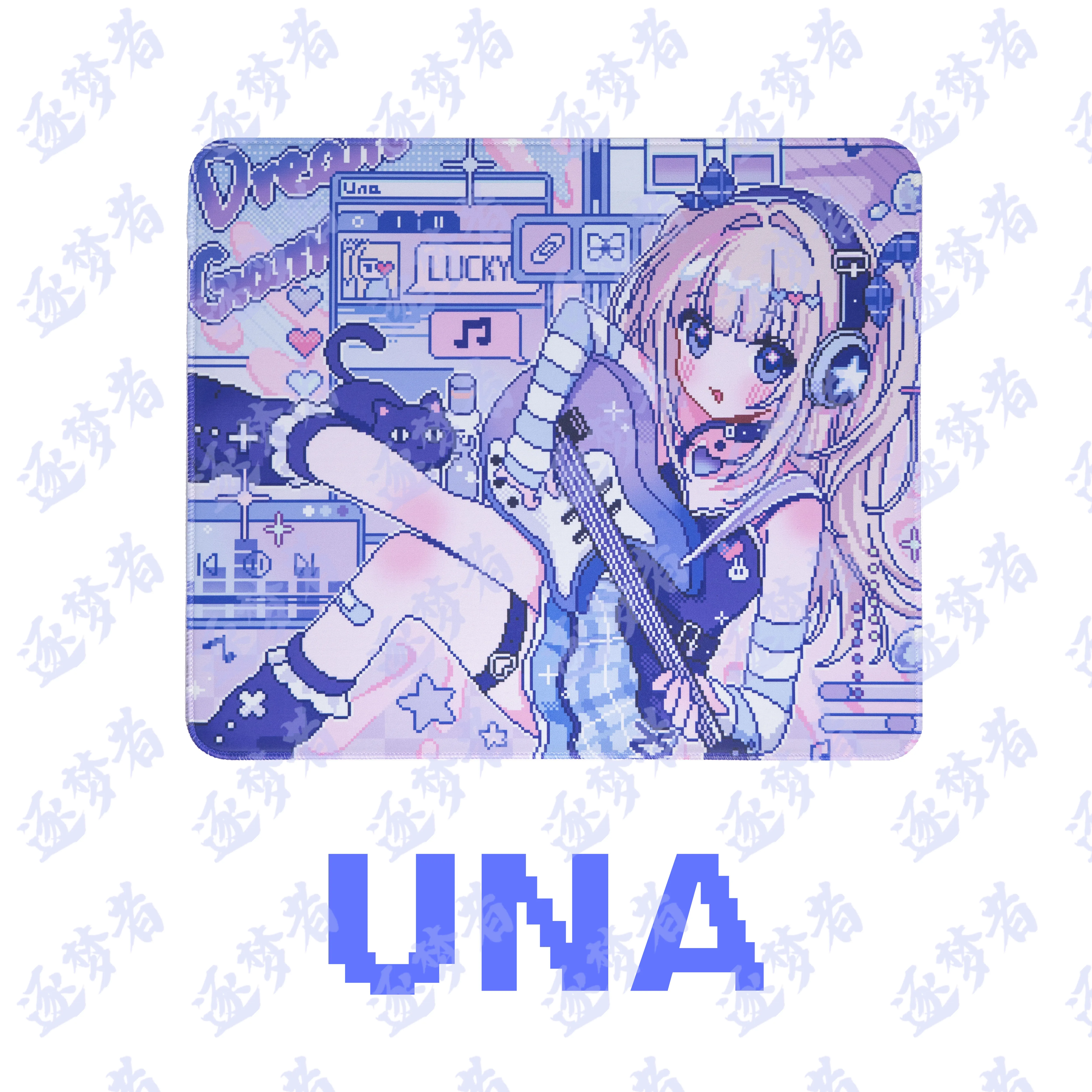 DREAM GAMER Una-v2-KON Fabric pad with fine surface and skin friendly mouse pad,speed type