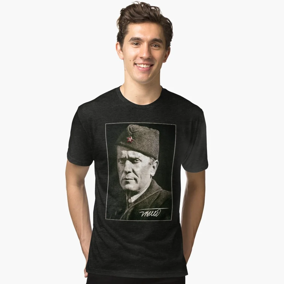 Marshal Josip Broz Tito Portrait Printed T Shirt. New 100% Cotton Short Sleeve O-Neck T-shirt Casual Clothing Mens Top