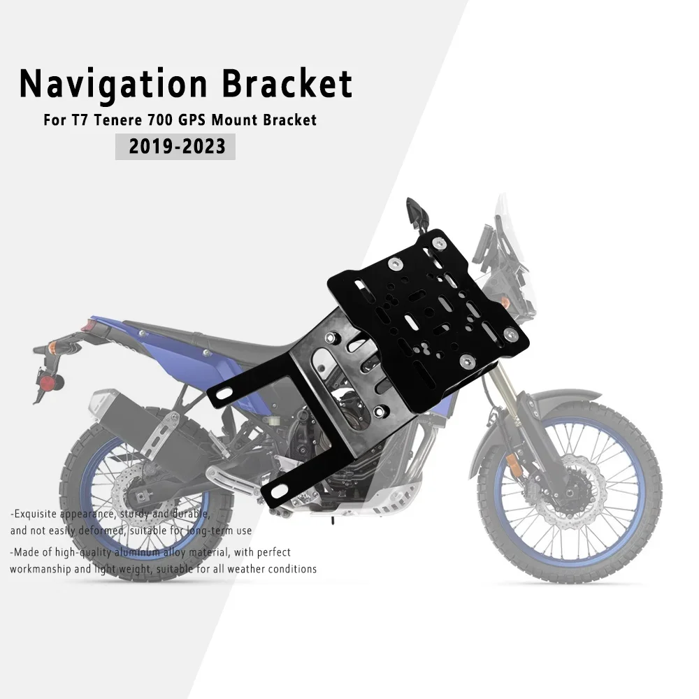 For YAMAHA T7 Tenere 700 2019-2023- Motorcycle Accessories GPS Installing the phone holder navigation bracket