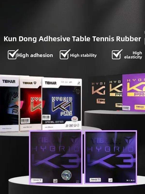 

Tibhar K K2 K3 pro plus Hybrid Stiy Inner Energy Настольный теннис Rubber eet Жестная тонкая мягкая губка Thi для офсетной игры