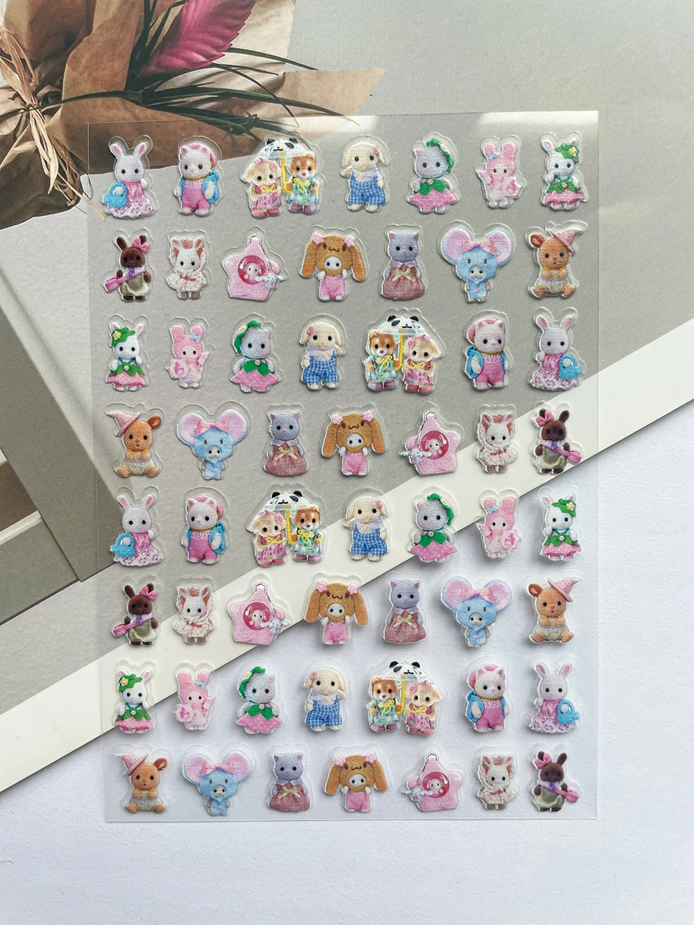 Cartoon Niedliche Senbel Familie Nagelaufkleber DIY Schreibwaren Journal Planer Aufkleber Scrapbook Notizbuch Dekoration Aufkleber Geschenk – Detail 6