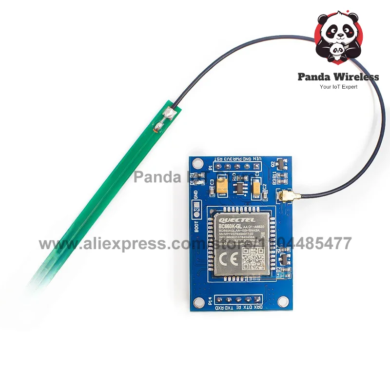 Banda de placa de desenvolvimento de módulo Quectel BC660K-GL LTE CatNB2 compatível com Quectel GSM/GPRS M66 e NB-IoT BC66 BC65 e BC68-GV
