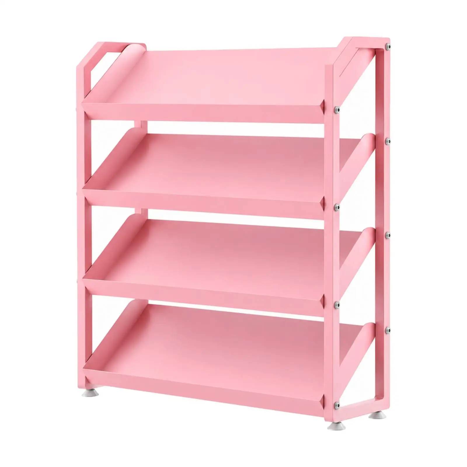 Space Saving Iron Shelf Rack Desktop Display Stand for Craft Room Organizer Carbon Steel Storage Shelf for Hobby Supplies