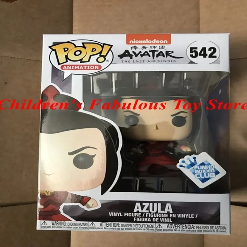 Funko Pop! Рок-нижняя цена, последний маг воздуха, Azula 542, исключение, оригинальная виниловая фигурка Аватара, коллекция моделей игрушек