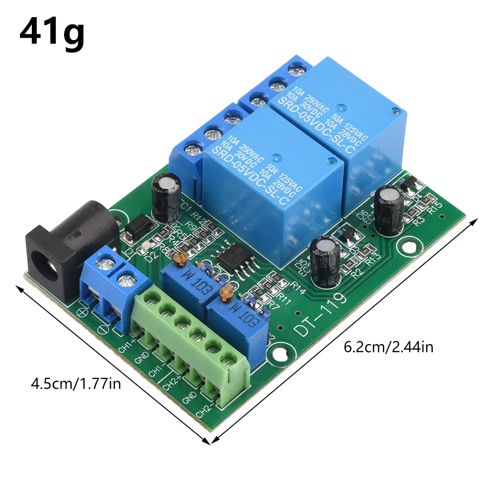 LM393 5V/12V/24V di Tensione Comparatore Relè Modulo 1/2/4 Canale Volt Confronto Bordo per il Settore Automobilistico Circuito Circuito di Modifica