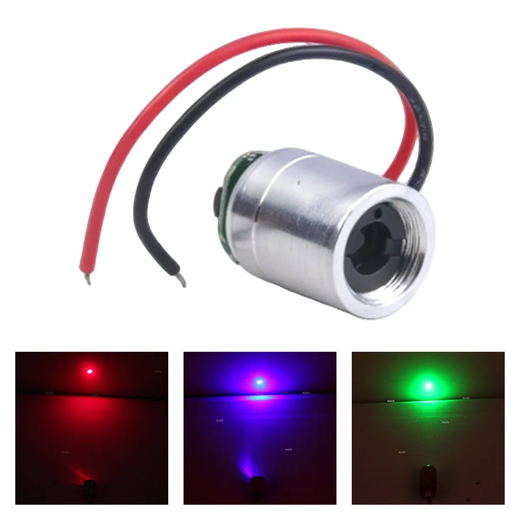 Φ12x15mm DC 5V Red-100mW Green-50mW Blue-100mW RGB Laser Module Diode For Lawn Lamp Starry Sky Show Lighting Laser Levels Parts