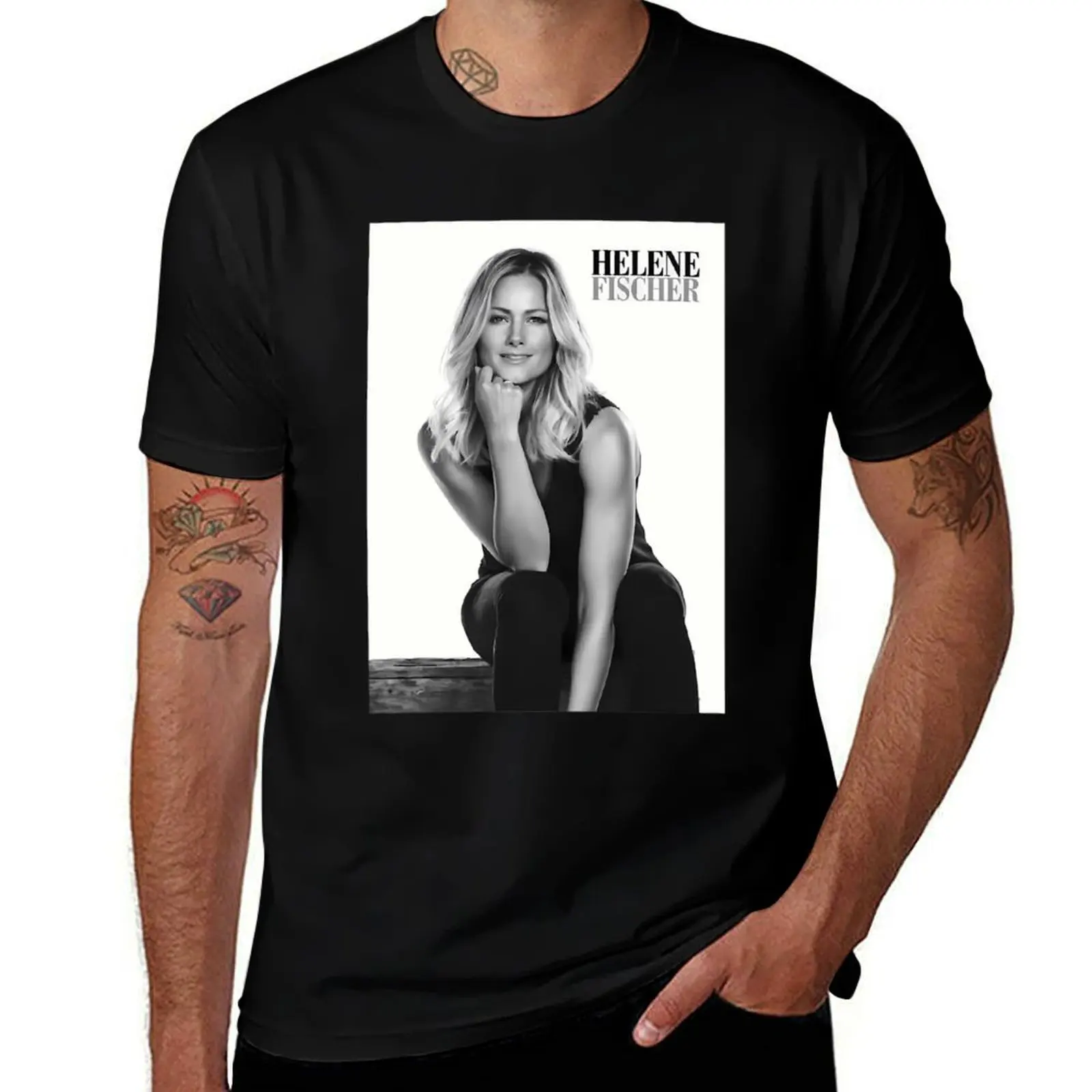 HELENE FISCHER T-Shirt Light Athletic Short Sleeve Tee Shirt