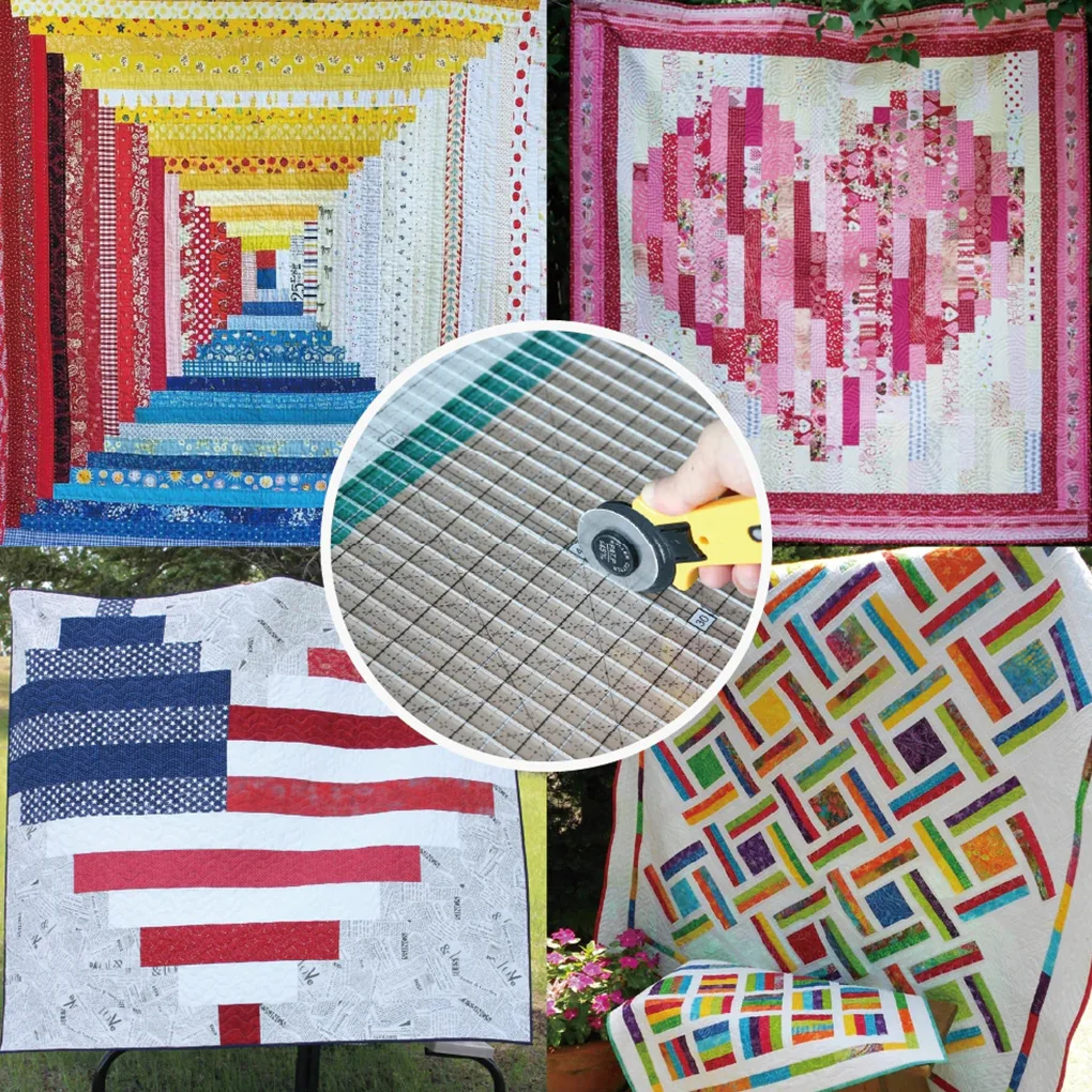 Quilt penggaris jahit Patchwork Grid Quilting kerajinan mengukur Template