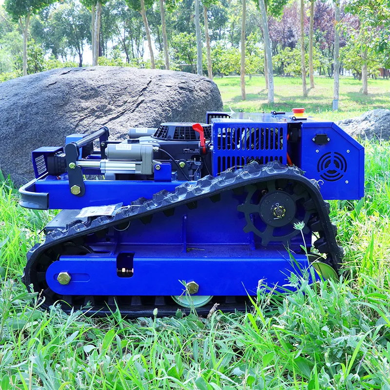 Customized Garden and Agricultural Use Crawler Remote Control Lawn Mower Forestry Robot Zero Turn Lawn Mower