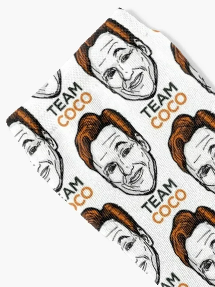 Conan O'Brien Team Coco Smiles & Eyebrows Socks gifts funny gift custom Luxury Woman Socks Men's