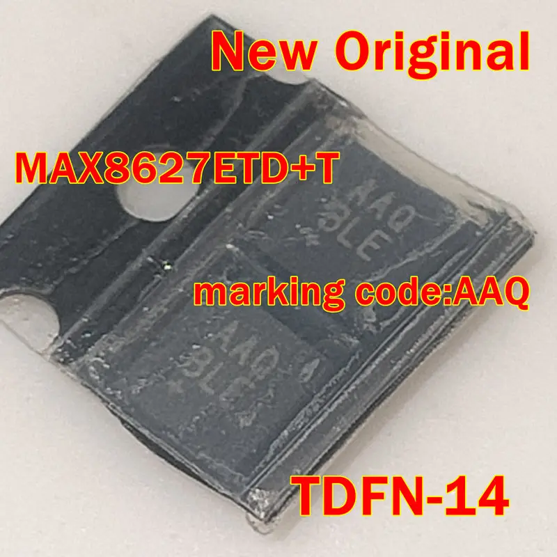 1pcs to 20pcs MAX8627ETD+T MAX8627ETD TDFN-14 New Original marking code:AAQ 1MHz synchronous boost converter