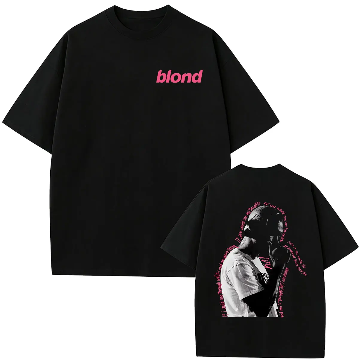 

Hot Sale Rapper Frank Ocean Blond Graphic T-shirt Men Women Hip Hop Fashion Pop Music T Shirts Unisex Casual Soft Cotton Tshirt