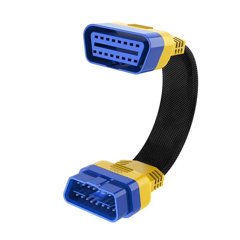 OBD Extension Cable: Universal OBD2 Diagnostic Interface Male-to-Female Adapter Cable, 16-Pin, 16-Conductor, Extended Length