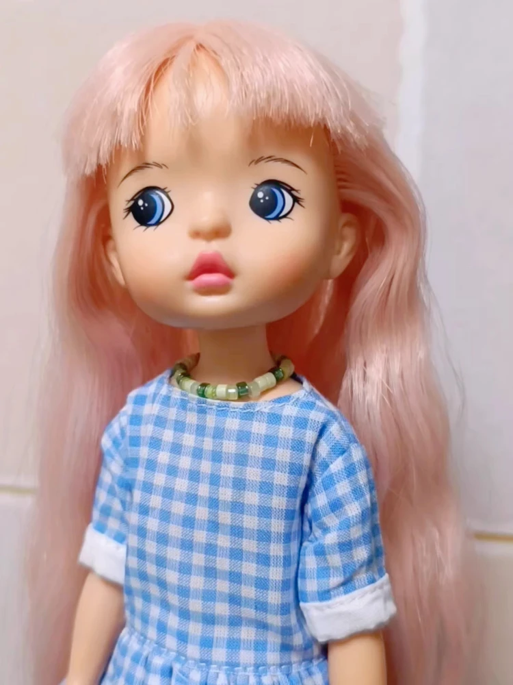 

Кукла Duoding Chochodoll Fanshion Repaint PUTU PUNANA BJD кукла MuiChan, милые фигурки девушек, подвижные игрушки для девочек, сделай сам, подарок для девочек