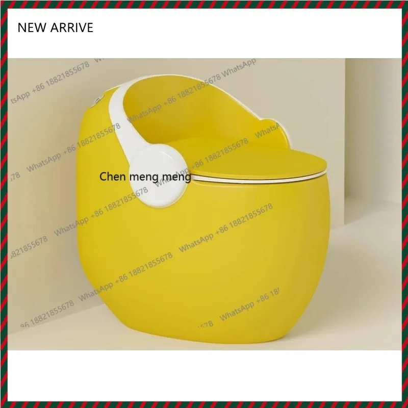 

New advanced color earphones, toilet toilet, household siphon, high-impact toilet deodorant