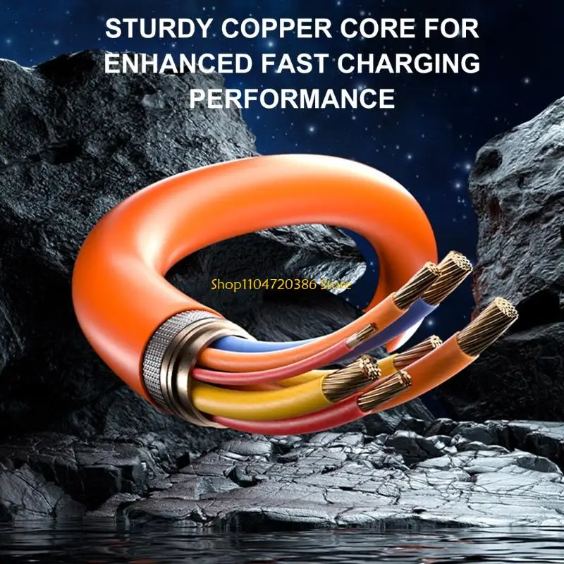 K0EA 180° Adjustable Double Bend USB C Fast Cord Compatible Zincs Alloy Build for Multiple Device Use