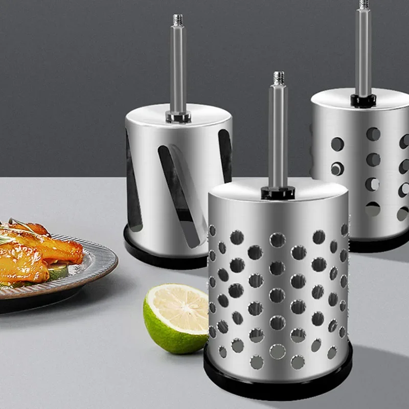 Hand-Cranked 304สแตนเลส Dicing ขนาดเล็ก Multi-Function ชีส Grater Artifact Nut เครื่องบดถั่วลิสงเครื่องบด