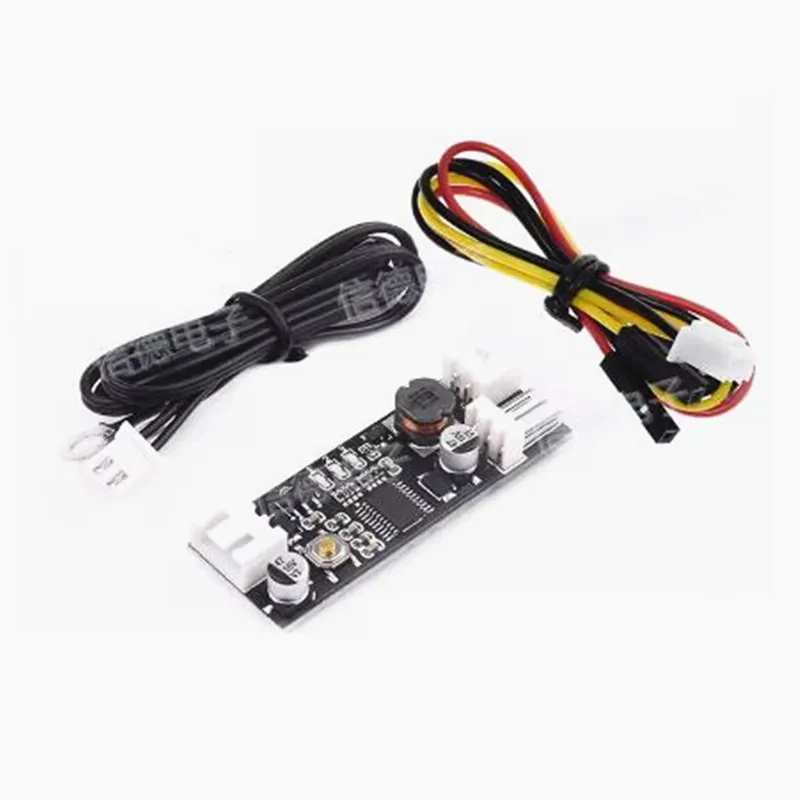 12V 0.8A DC PWM 2-3 Single Wire Fan Temperature Control Speed Controller Chassis Computer Noise Reduction Module NTC B50K 3950