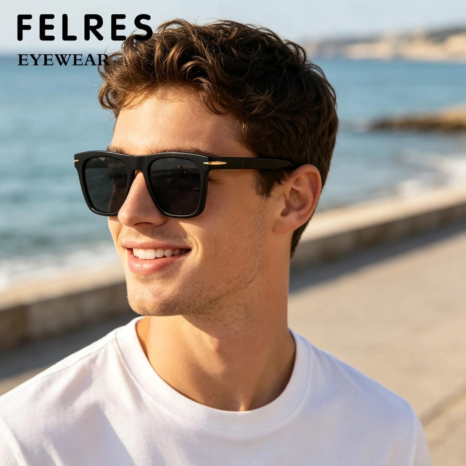 Men Women Square Gray Near Far Dual Vision Bifocal Reading Glasses Prescription Driving Fishing Presbyopic Eyewear Readers