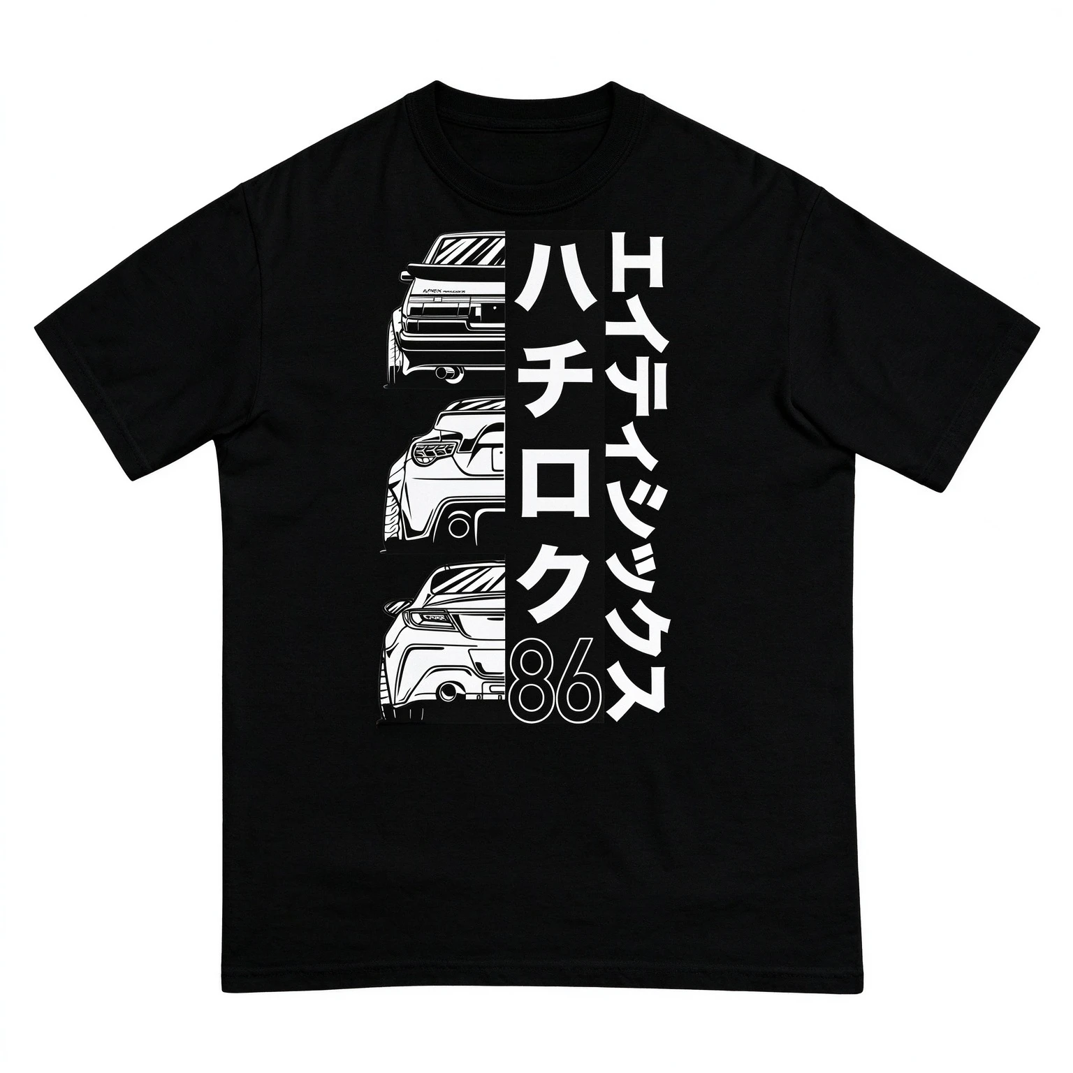 2026 New JDM Family Matching Oversized Unisex Streetwear TShirt JDM Classic 86 Car Generations Graphic Tee Enthusiast Short Tops