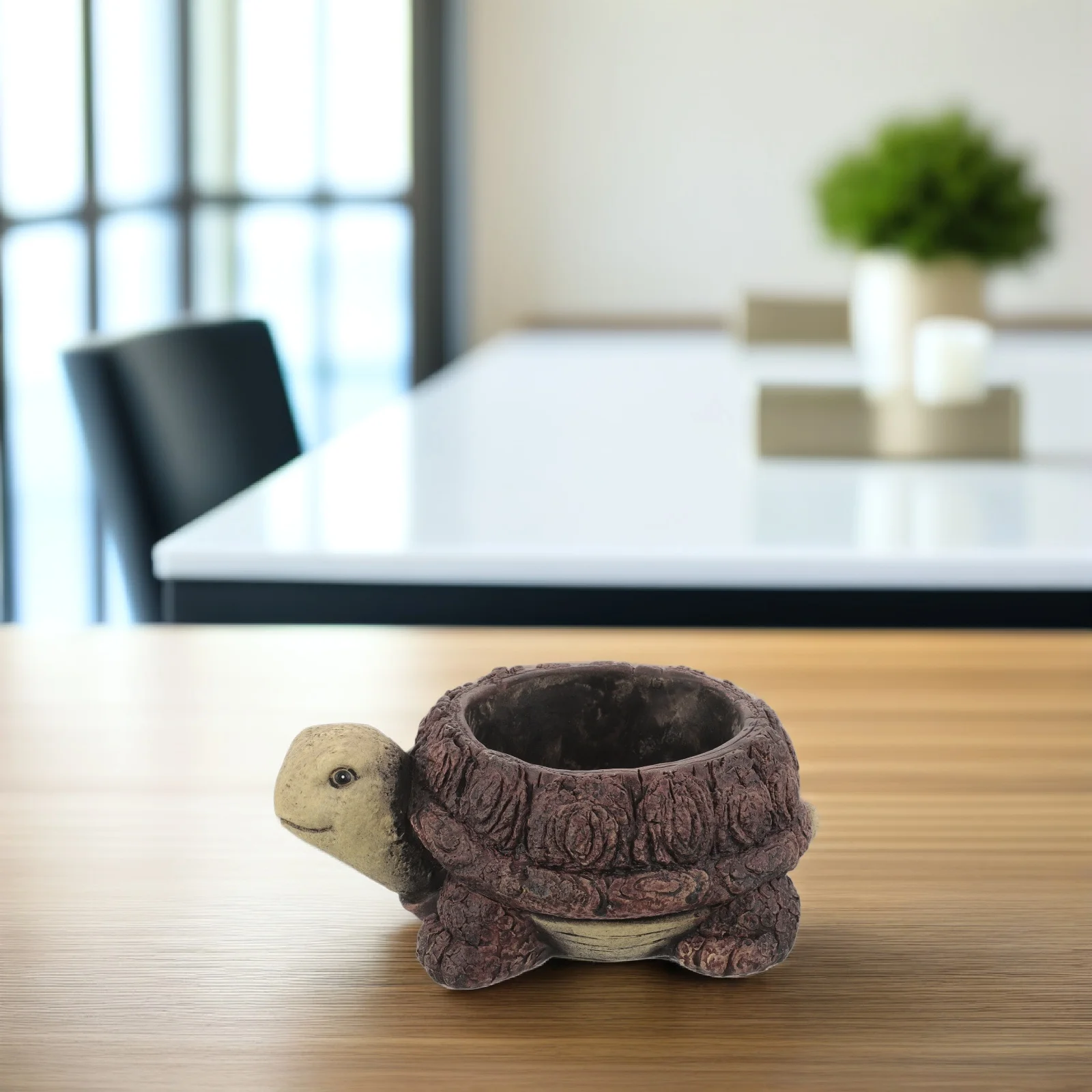 

Turtle Succulent Planter Resin Cartoon Flower Pot for Balcony Patio Garden Room Decor Small Plant Container for Cactus Bonsai