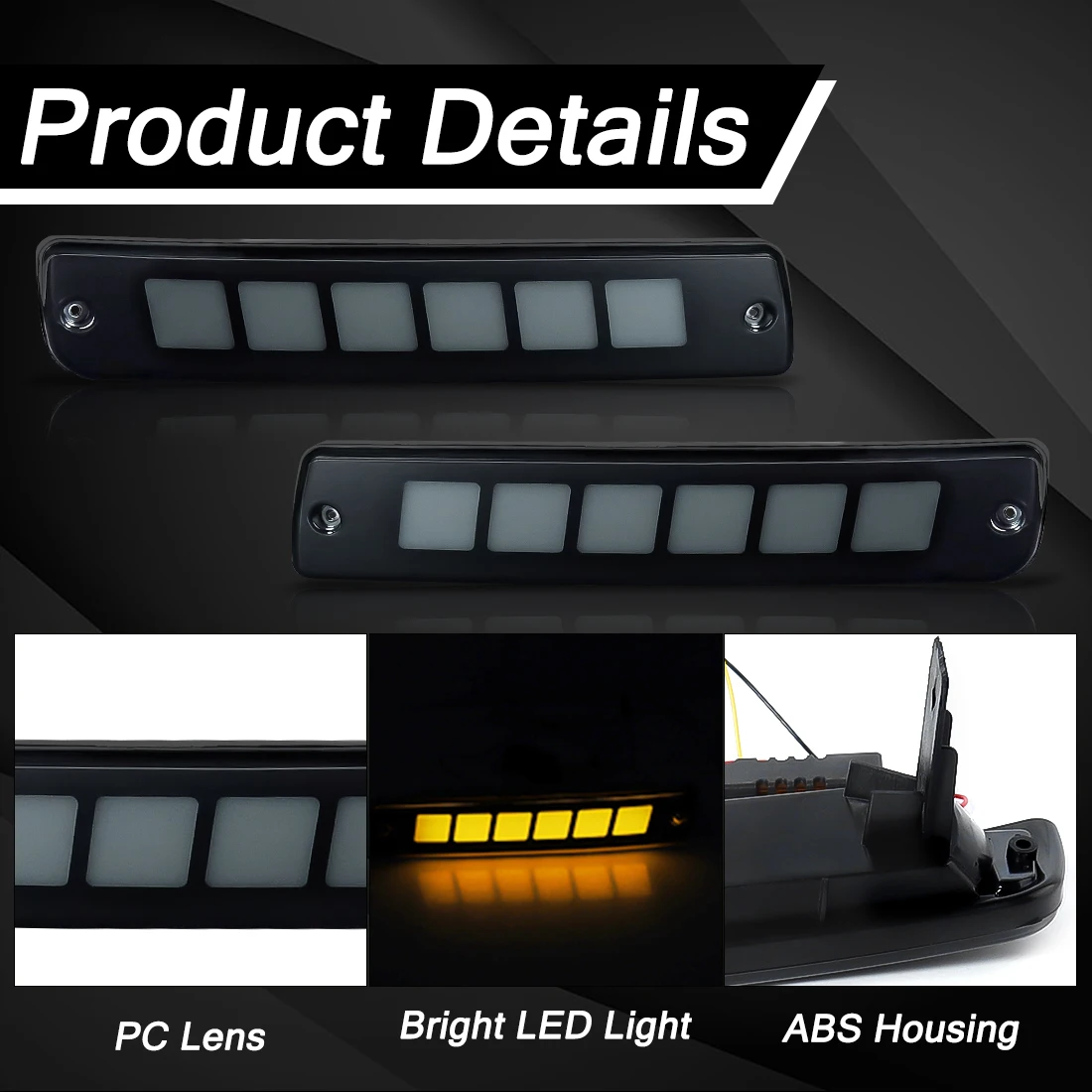81521-60251 81511-60381 Turn Signal Lamp DRL For 1991-1997 Toyota Land Cruiser FJ80 1995-1997 Lexus LX450 Daytime Running Light