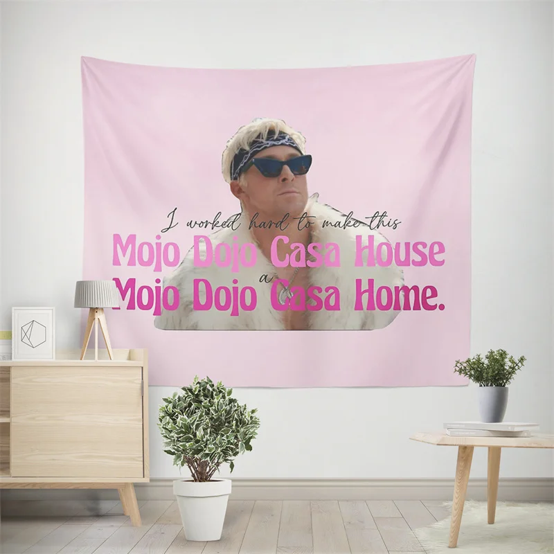 Gaslight Gatekeep Girlboss I Worked Hard to Make This Tapestry Wall Hanging Art for Bedroom Living Room Decor College Dorm Party