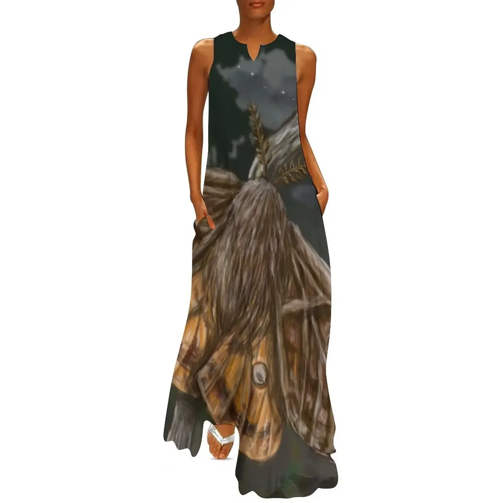 

Emperor Moth Long Dress dresses for woman 2025 dress for woman women evening dress elegant guest wedding