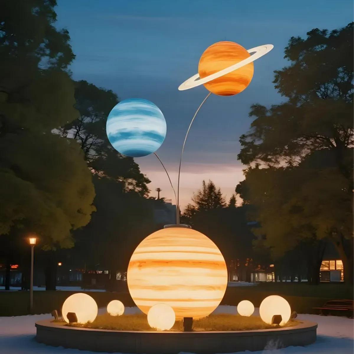 صانع جديد الديكور في الهواء الطلق عيد الميلاد الديكور حديقة عطلة صمام ثنائي باعث للضوء الشمس #2